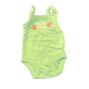 Carter’s baby girl newborn onesie tank top